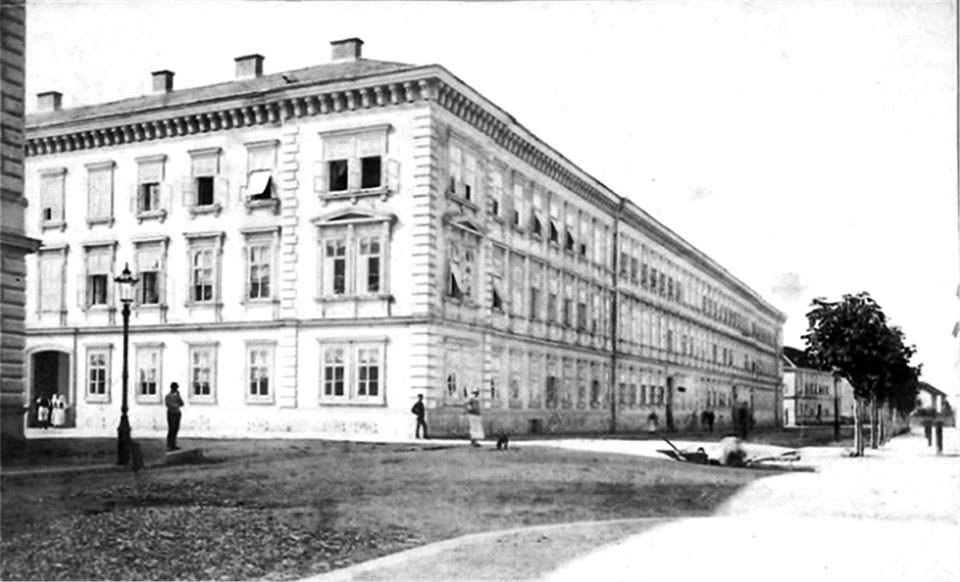 Gajeva ulica - Reinerova (danas Hebrangova) 1910. godine